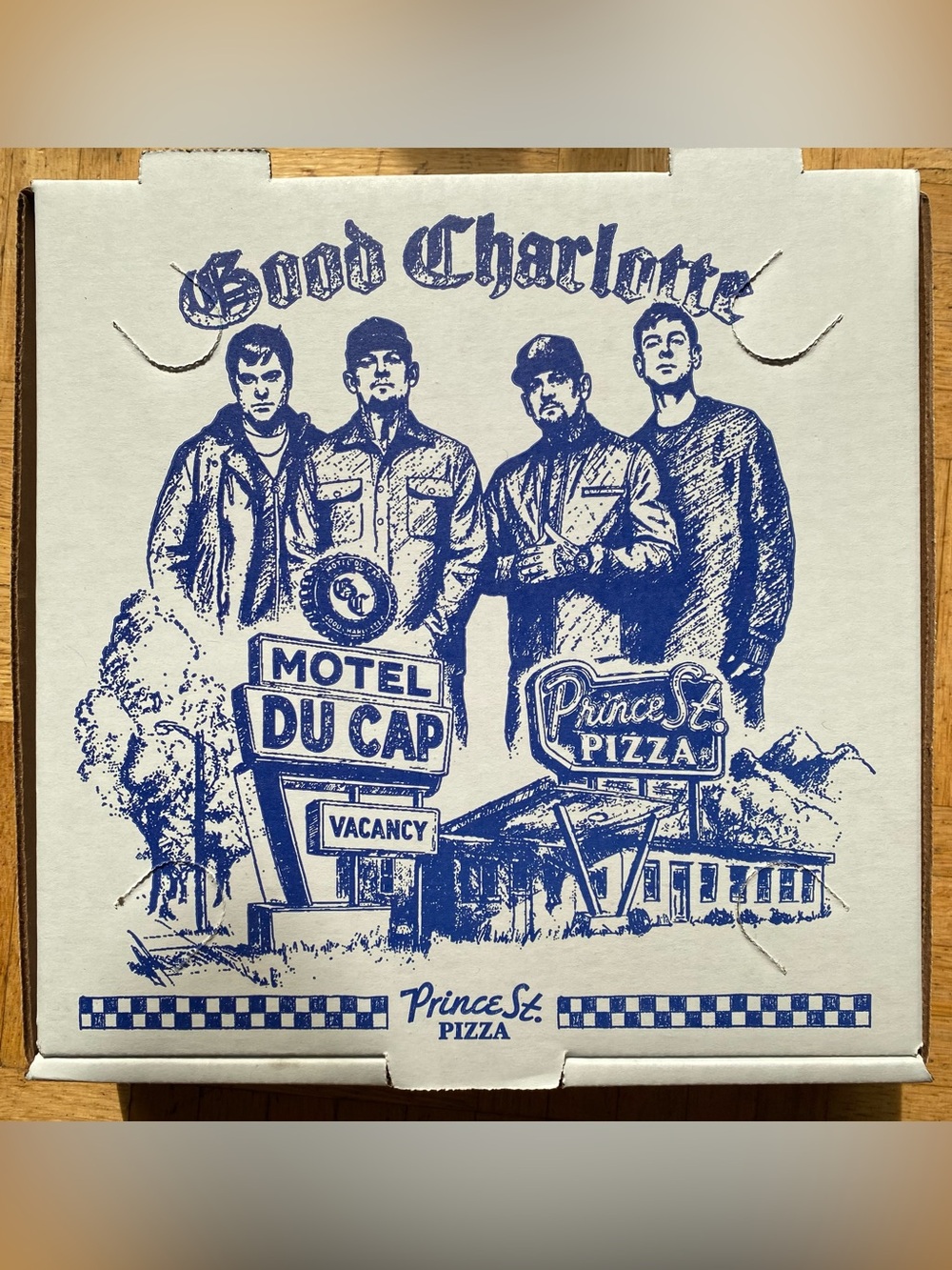 Good Charlotte Motel Du Cap Prince St. Pizza Box